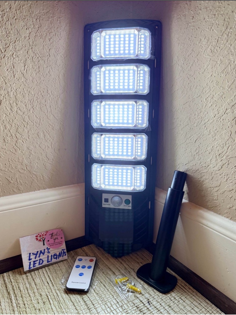 Solar Motion Sensor Lights with Remote Control